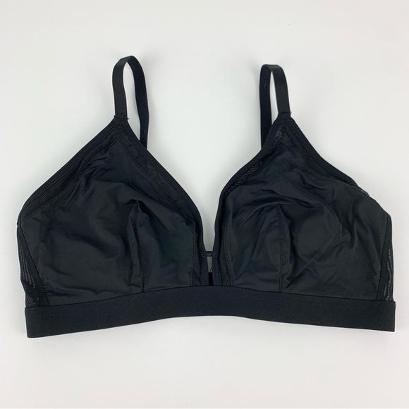 All You Lively Black Mesh Trim Busty Bralette 2 - Picture 3 of 12